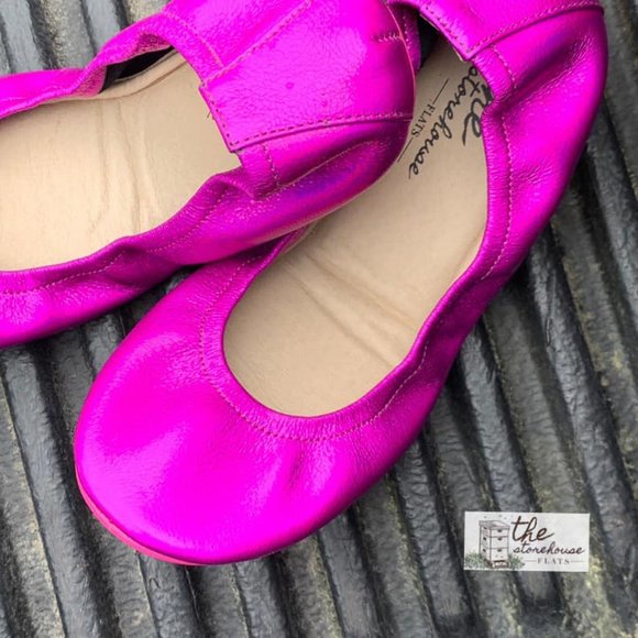 Storehouse Flats Rainbow Fuchsia with Heart Bag - Picture 14 of 14